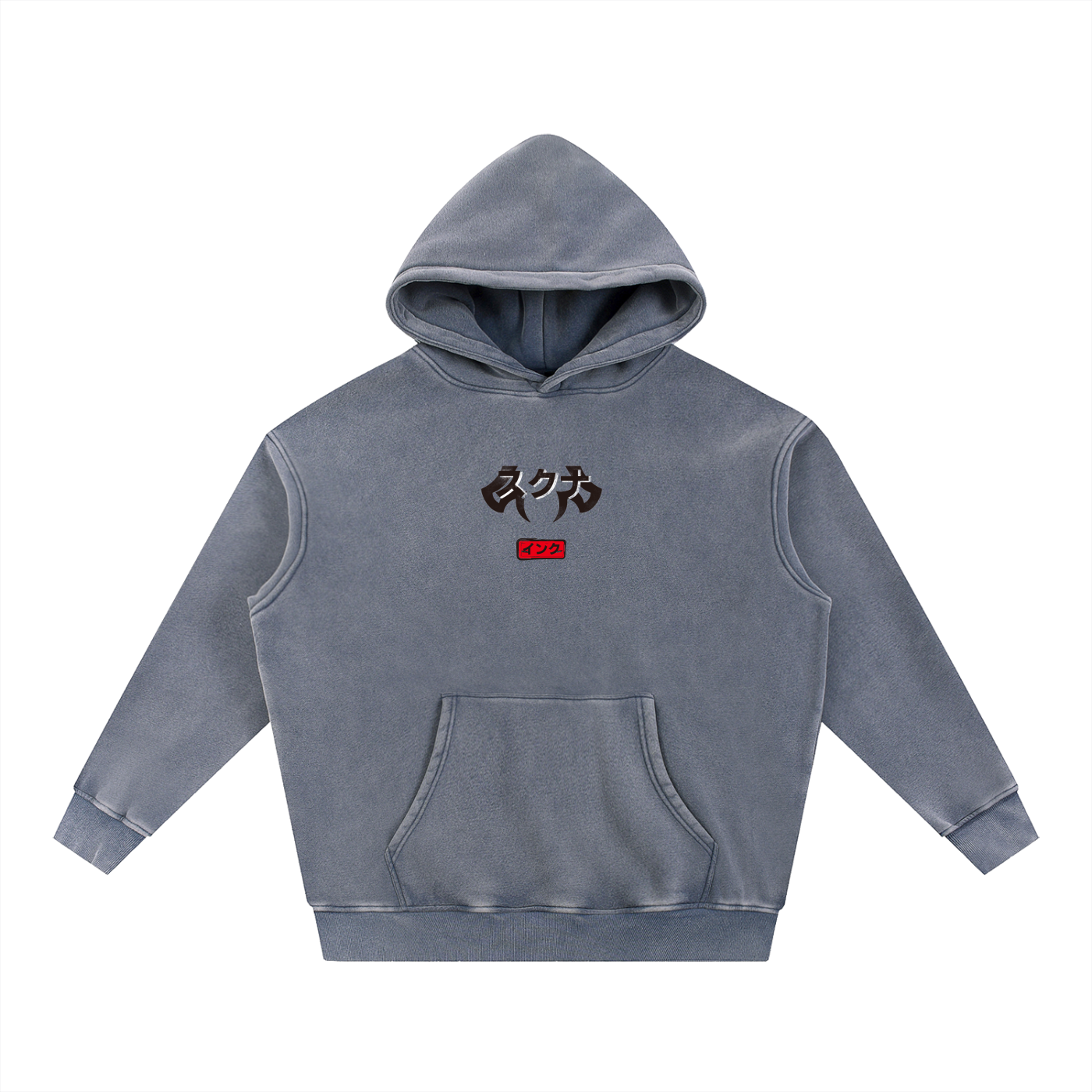 Sukuna Snow Wash Fleece Oversize Hoodie