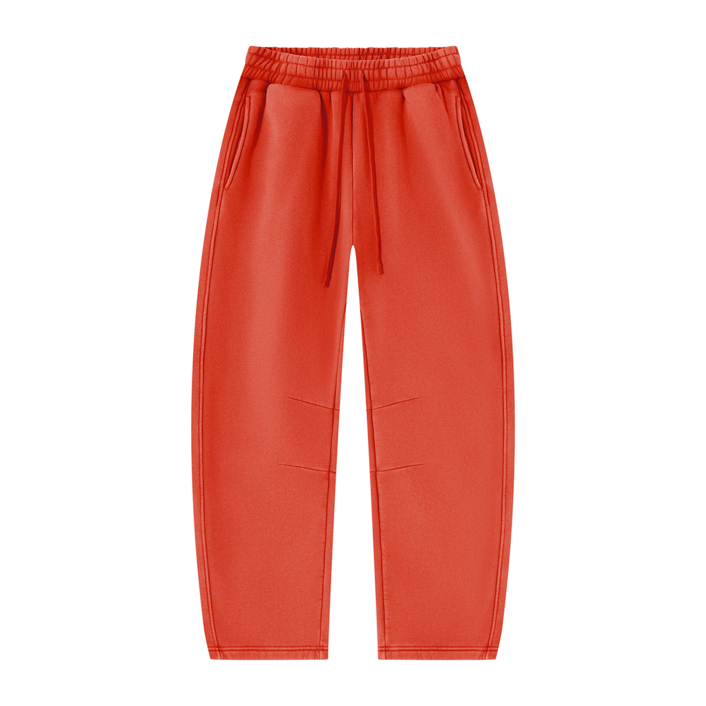 Vintage Wash Barrel Leg Fleece Sweatpants