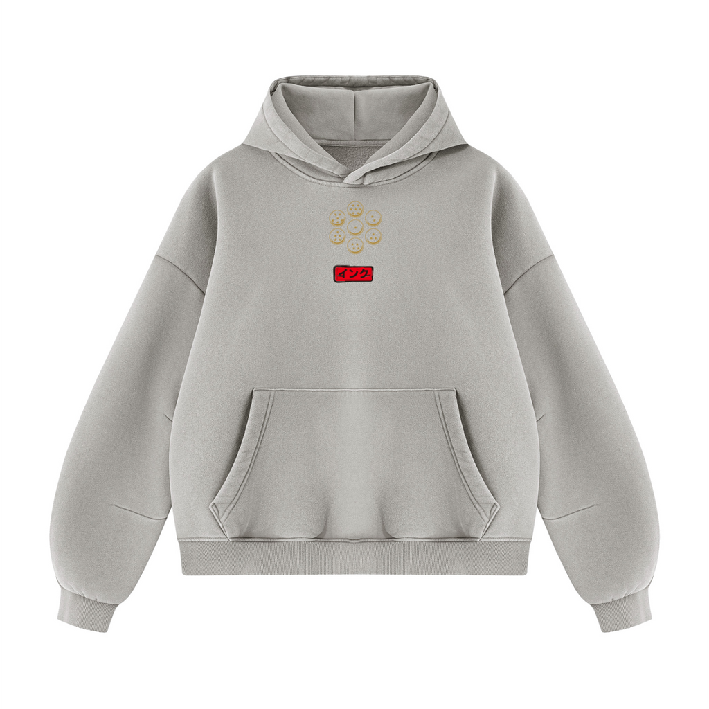 SSJG Unisex Vintage Wash Boxy Fleece Hoodie