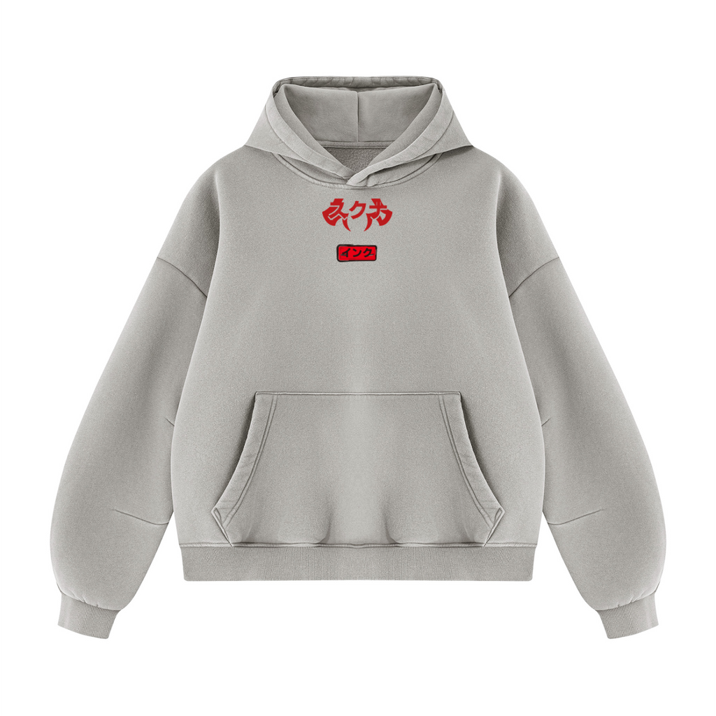 Malevolent Shrine Unisex Vintage Wash Boxy Fleece Hoodie