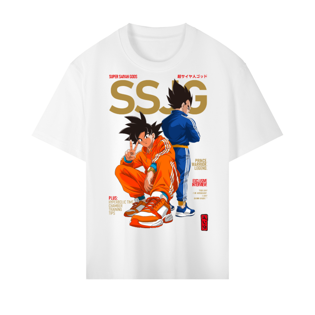 Saiyan Hypebeasts Heavyweight Drop Shoulder Cotton T-Shirt