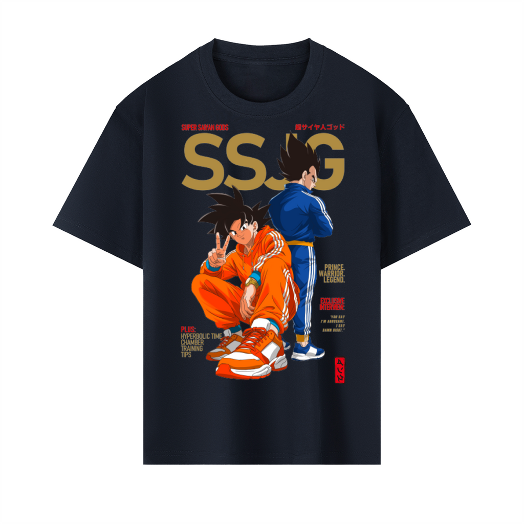 Saiyan Hypebeasts Heavyweight Drop Shoulder Cotton T-Shirt