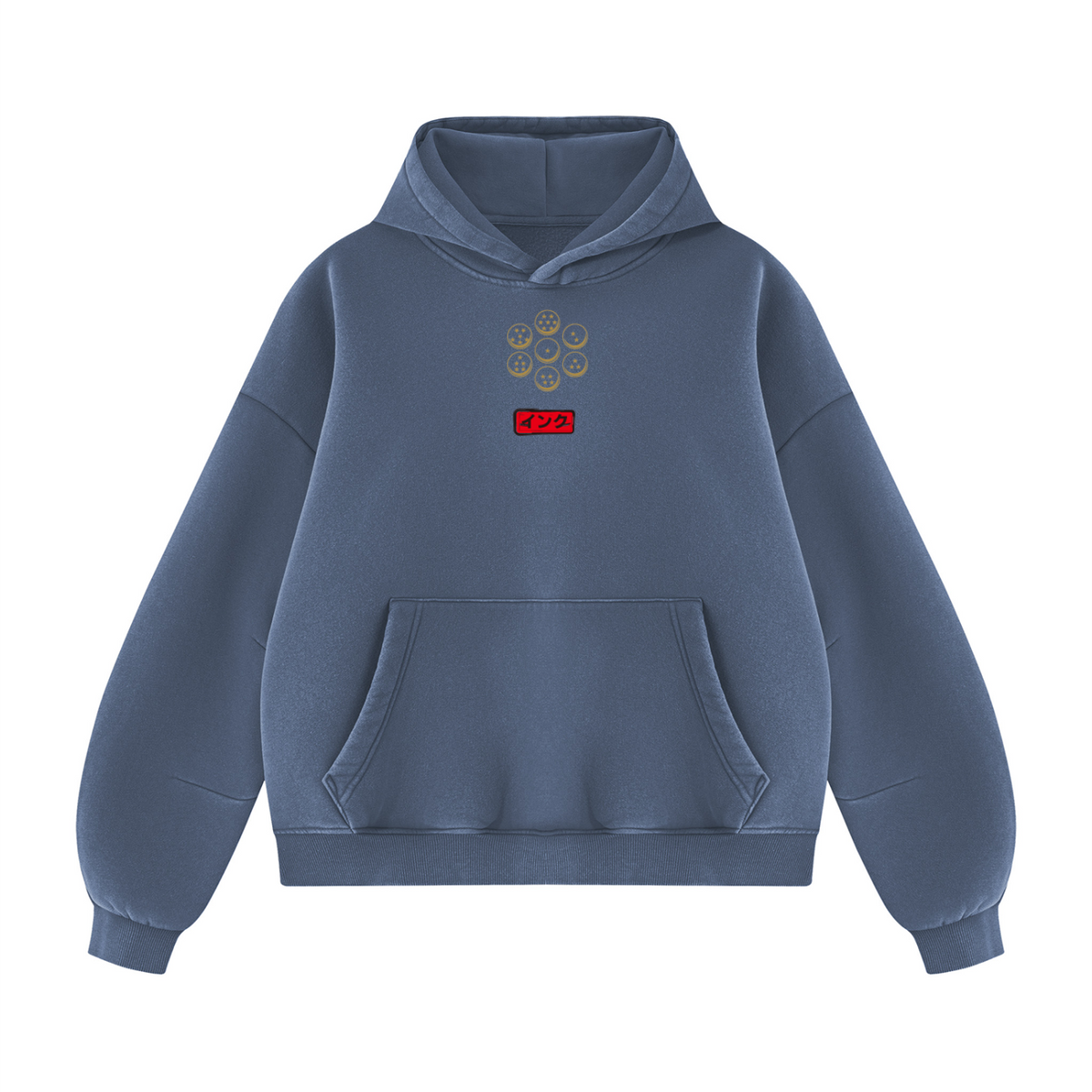 SSJG Unisex Vintage Wash Boxy Fleece Hoodie
