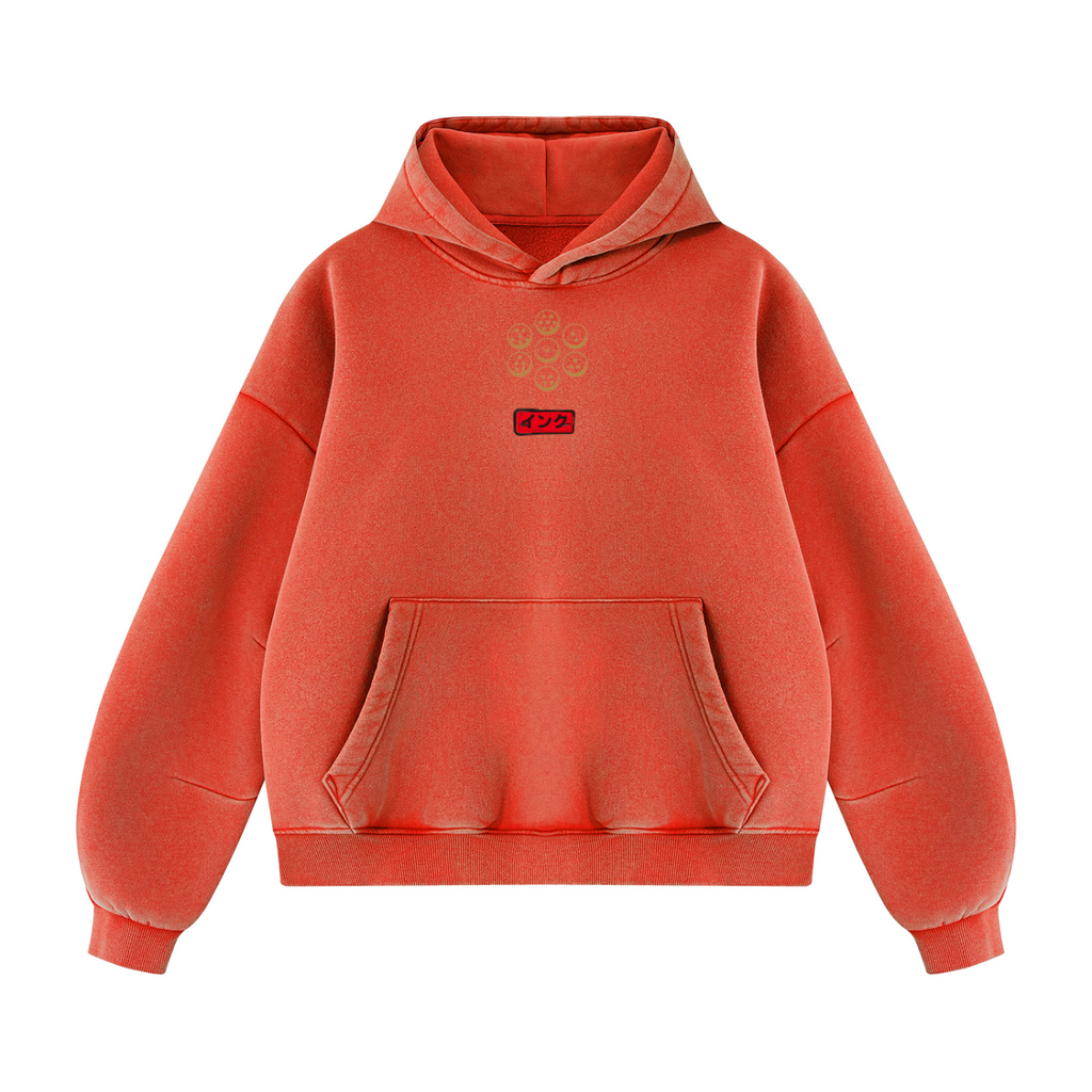 SSJG Unisex Vintage Wash Boxy Fleece Hoodie
