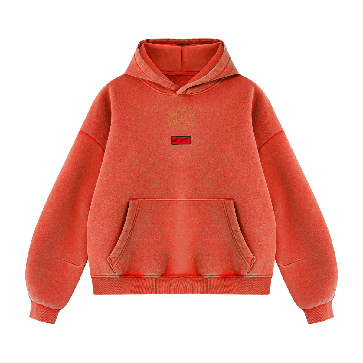 SSJG Unisex Vintage Wash Boxy Fleece Hoodie