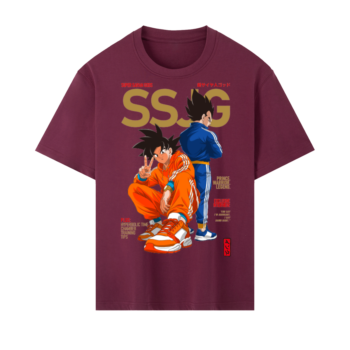 Saiyan Hypebeasts Heavyweight Drop Shoulder Cotton T-Shirt