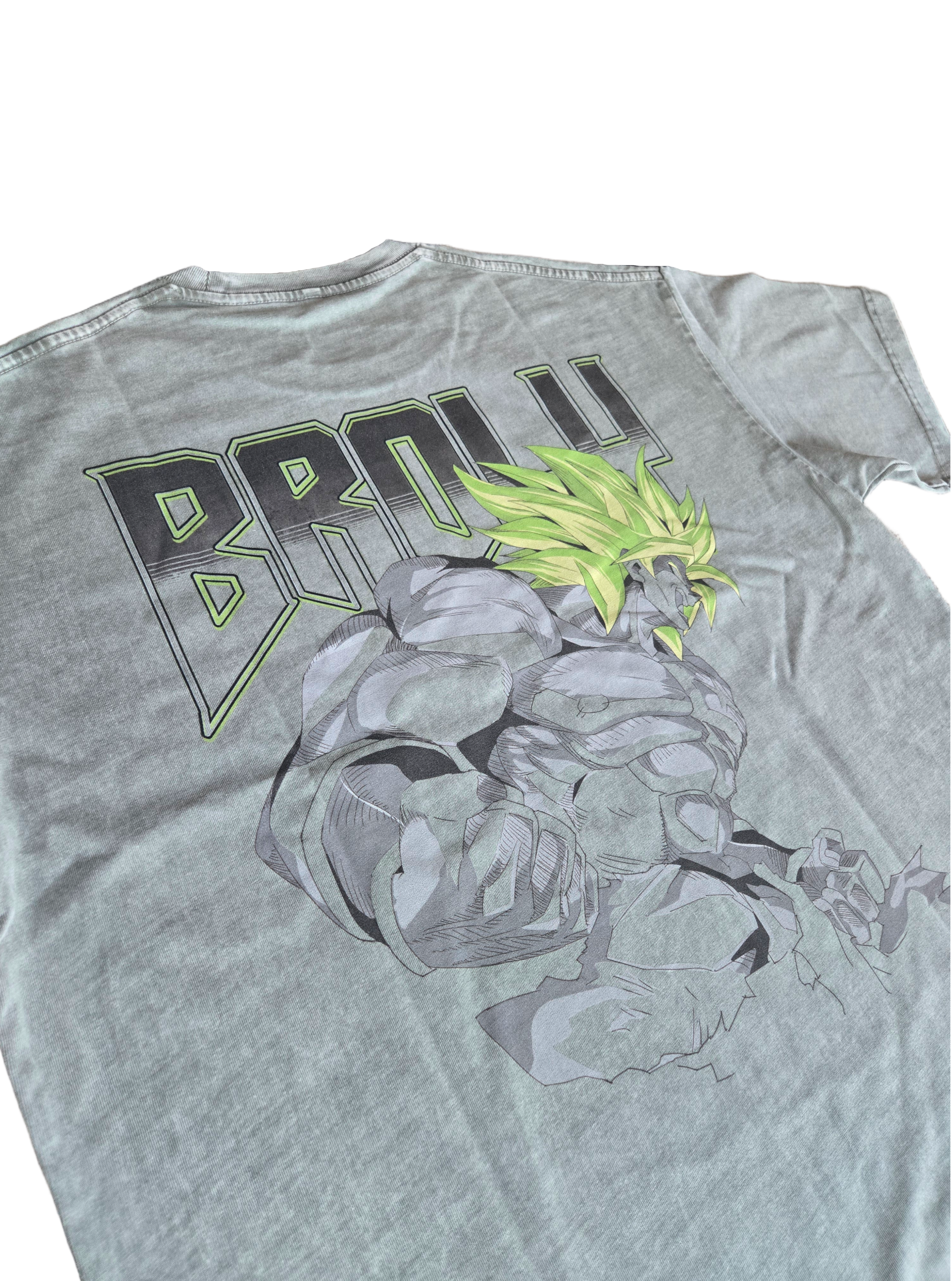 Broly Snow Washed Oversized Cotton T-Shirt