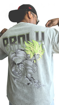 T-shirt en coton oversize délavé Broly Snow