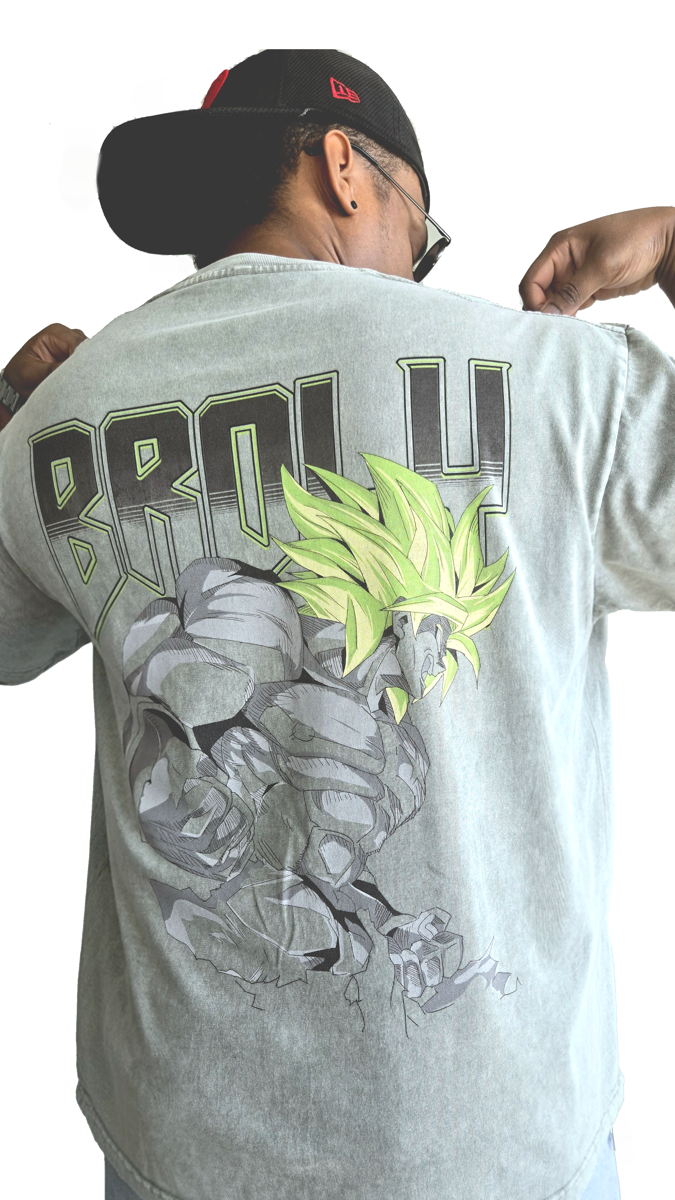 Broly Snow Washed Oversized Cotton T-Shirt