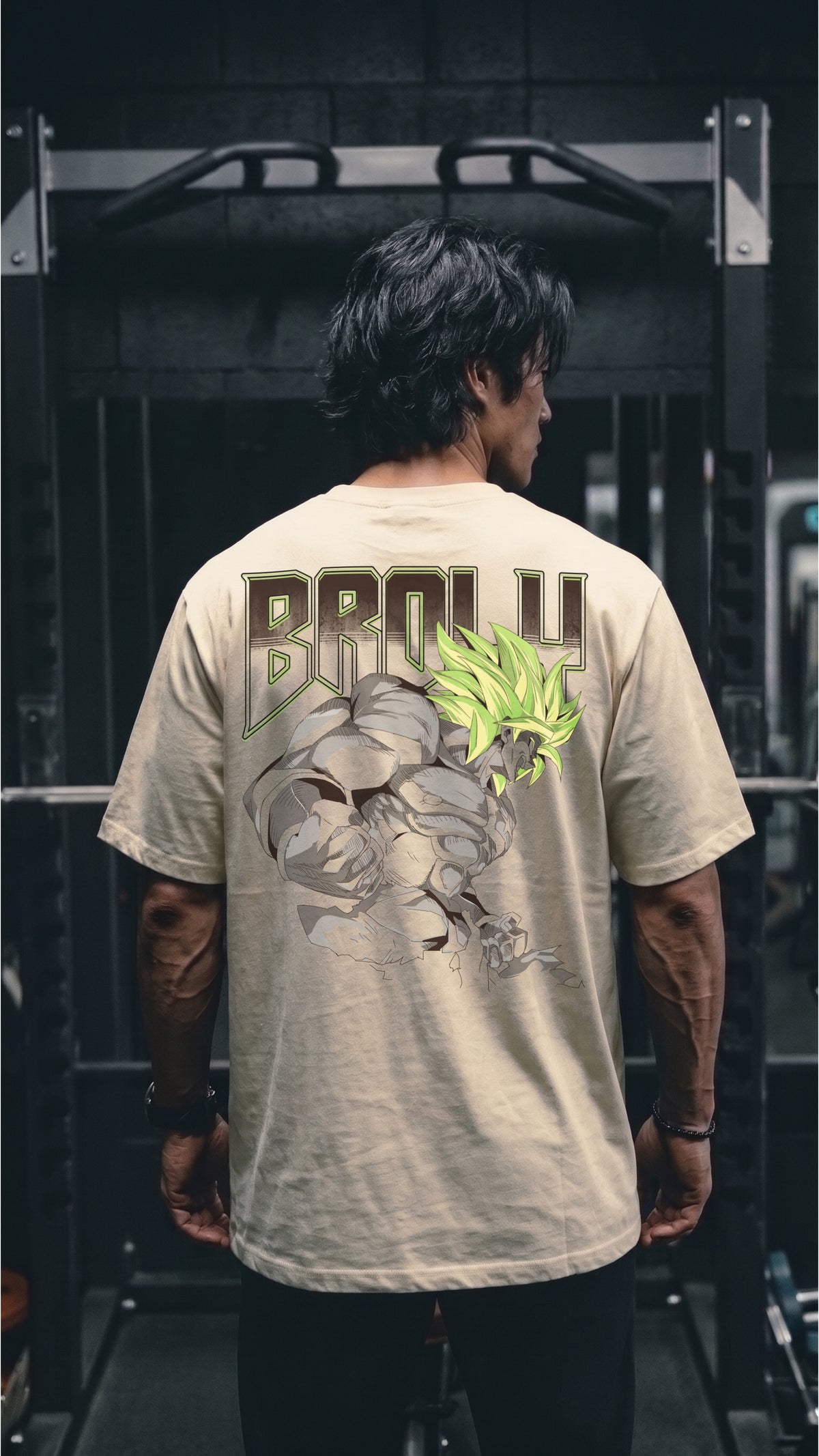 dbz broly anime oversized clothing