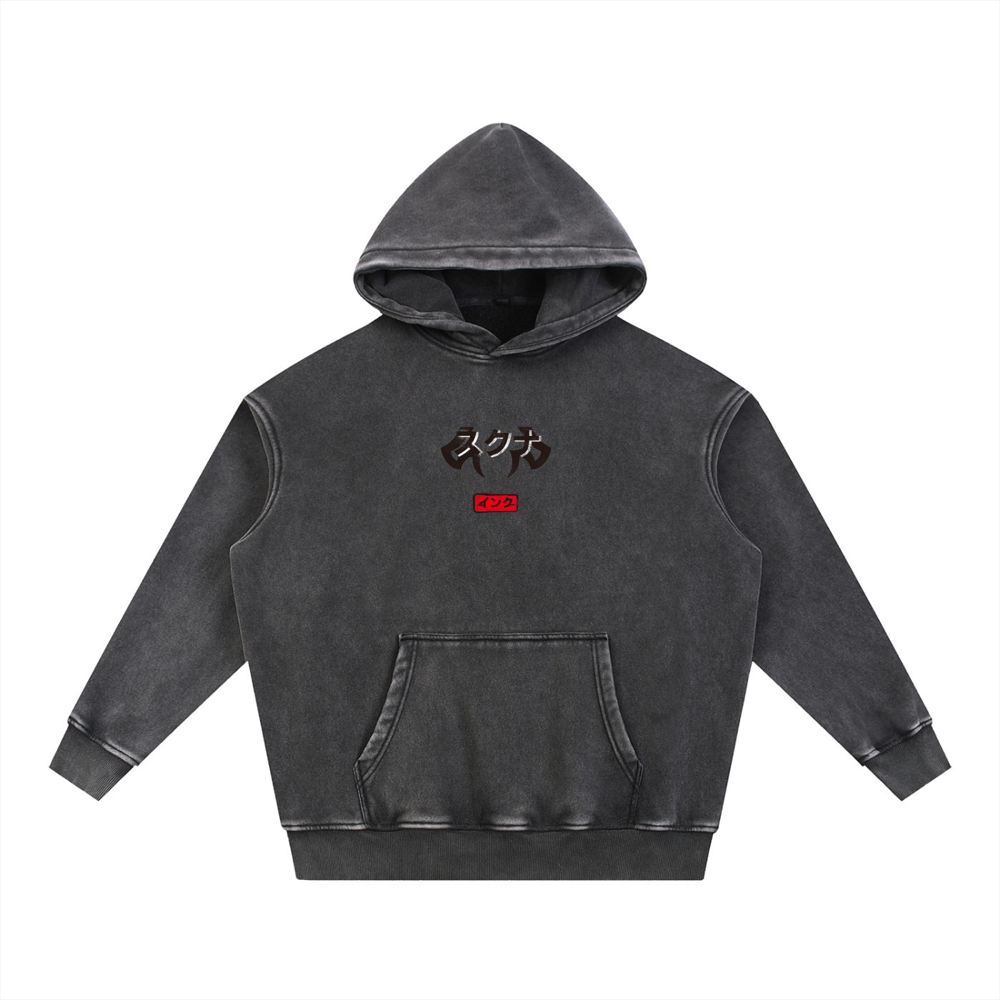 Sukuna Snow Wash Fleece Oversize Hoodie