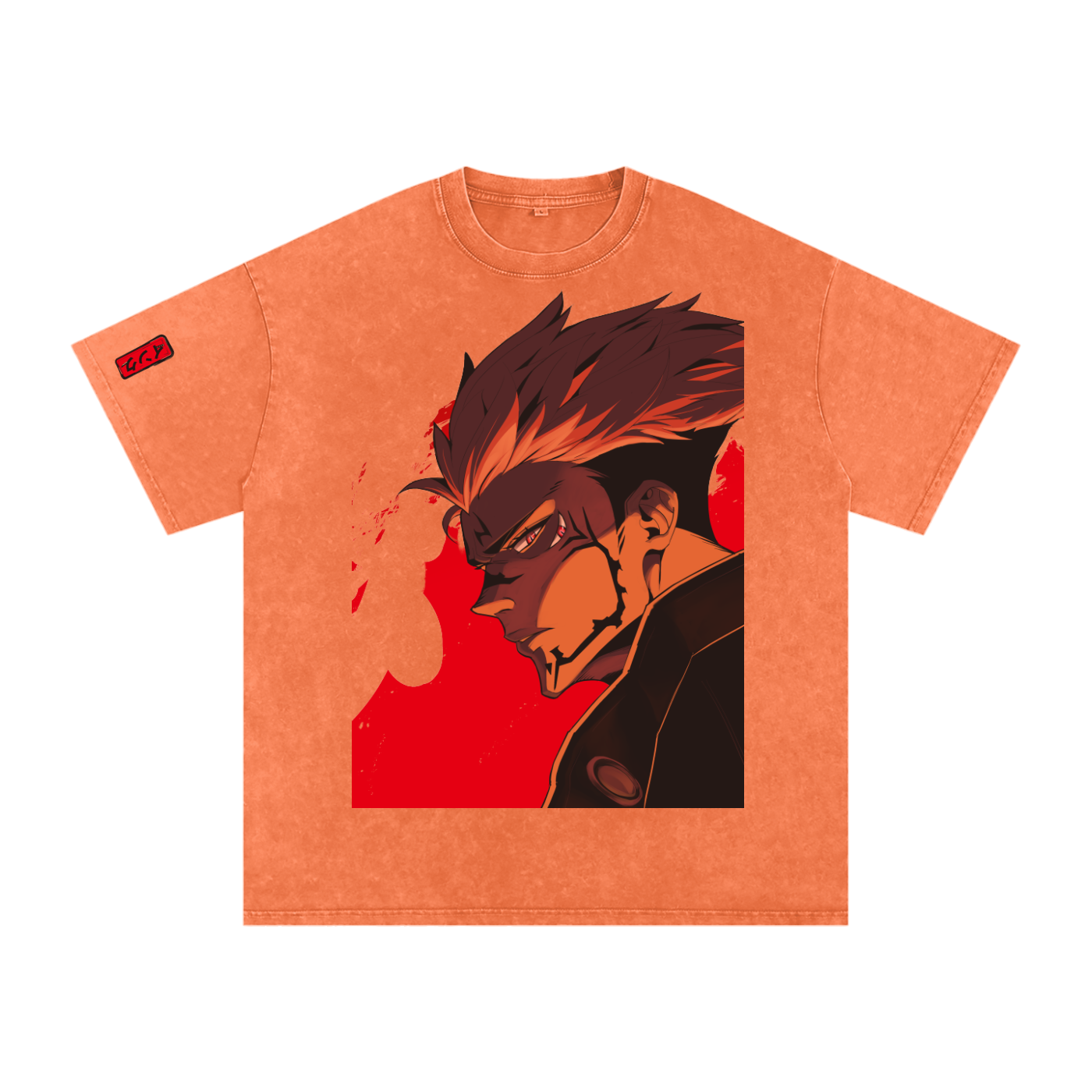 Sukuna Snow Washed Oversized Cotton T-Shirt