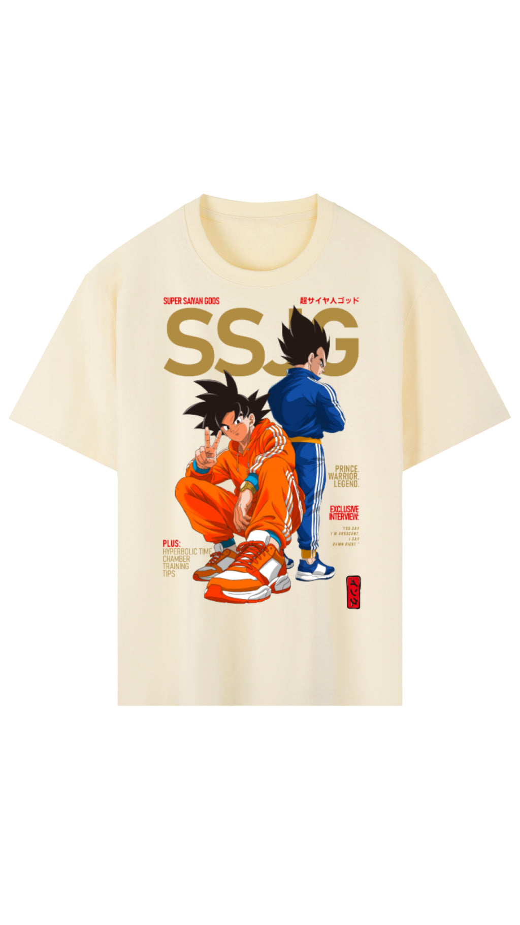 dbz vegeta goku standard heavy anime clothing