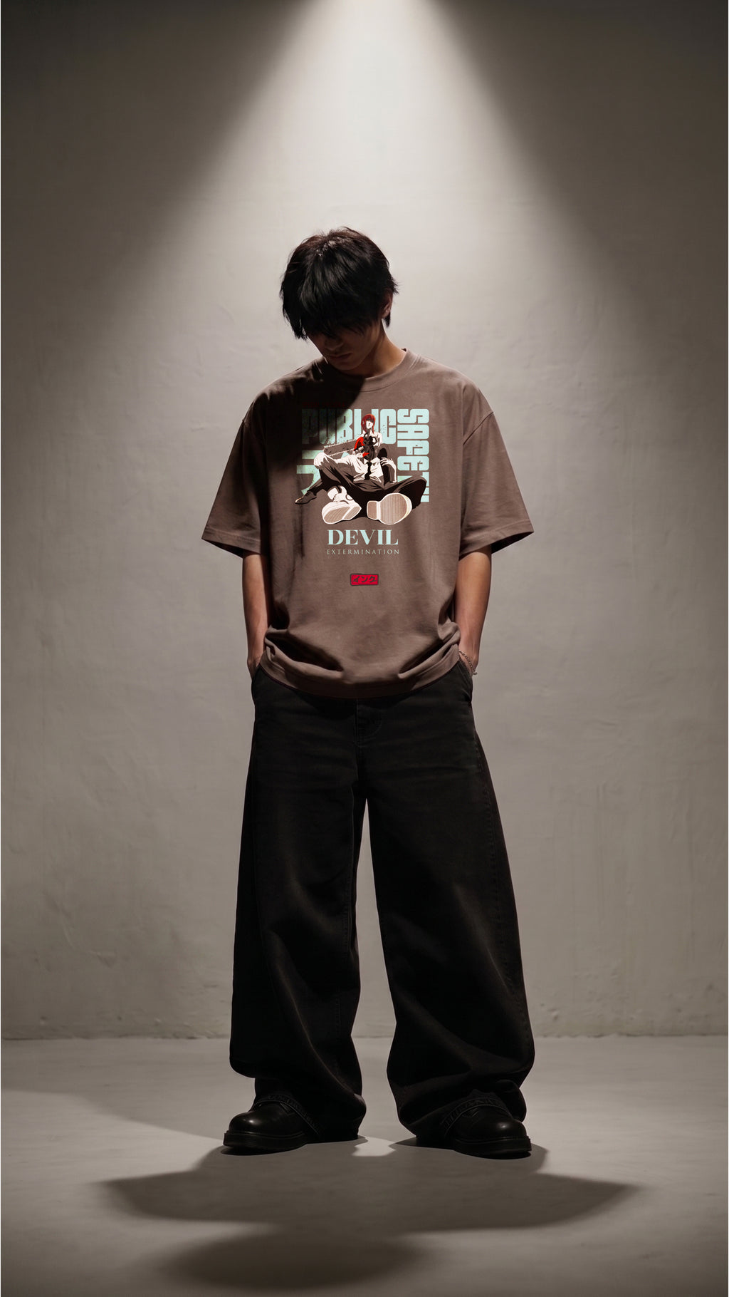 Chainsaw Vintage Washed Oversized Cotton T-Shirt