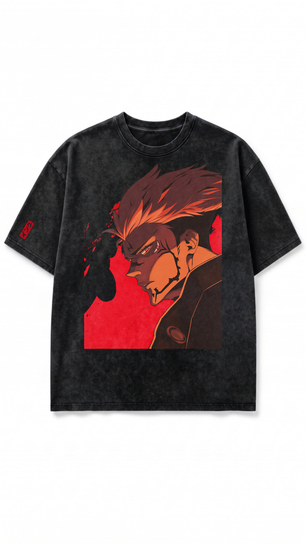 T-shirt oversize en coton délavé Sukuna