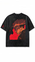 T-shirt oversize en coton délavé Sukuna