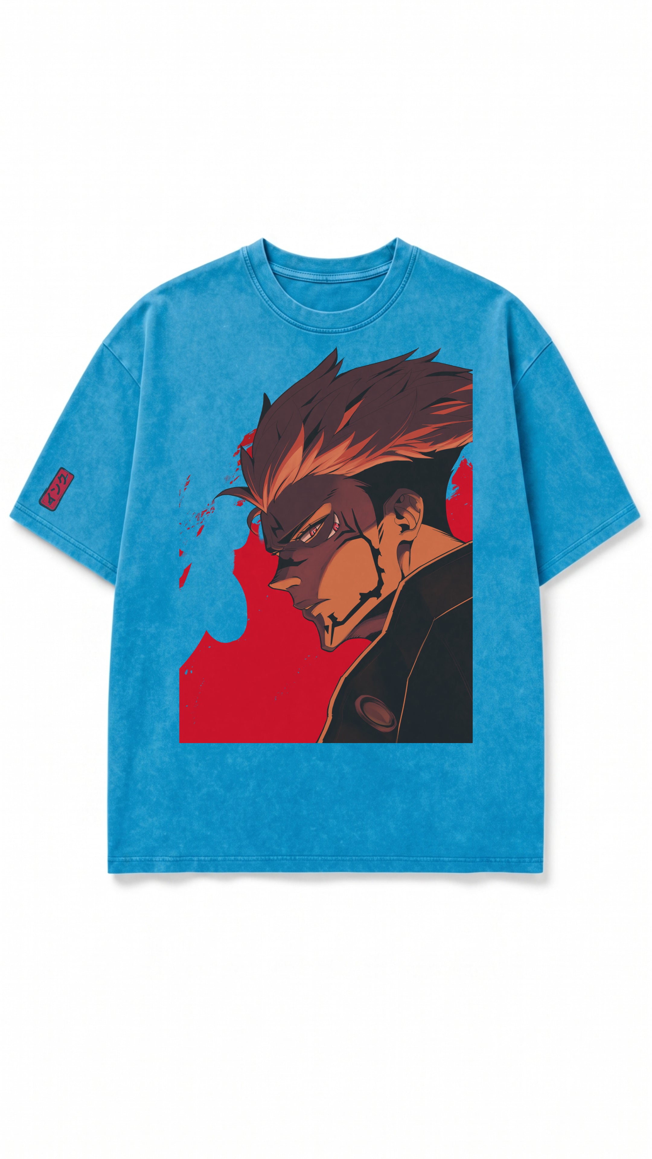 Sukuna Snow Washed Oversized Cotton T-Shirt