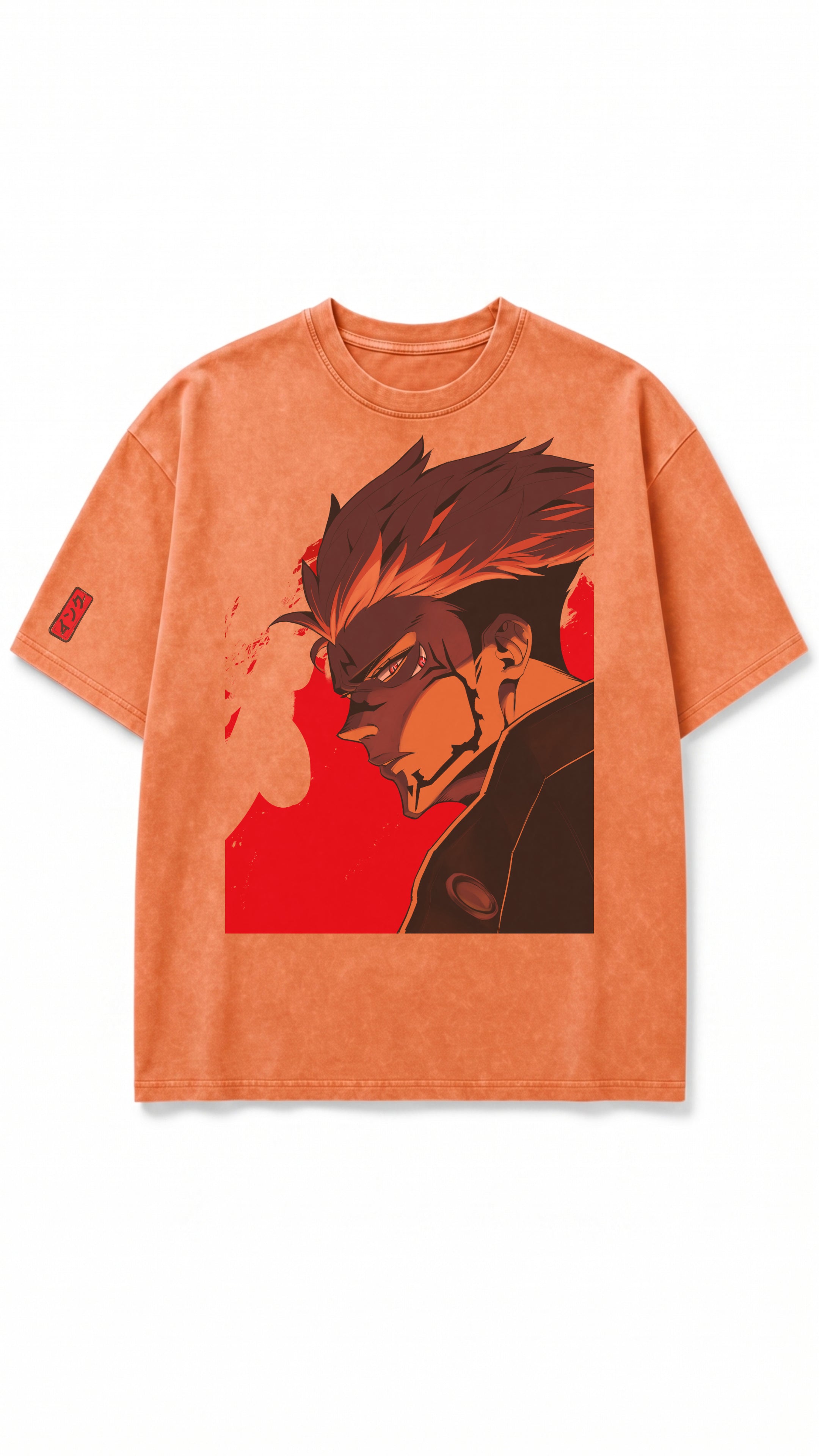 Sukuna Snow Washed Oversized Cotton T-Shirt